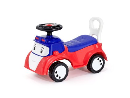 Odrážadlo pre batoľatá 19–36 mesiacov, nosnosť 25 kg, hudba, červené