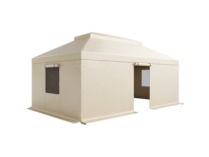 Ochranný kryt na altánok 3.66×6.10m, PE, so stenami a sieťou