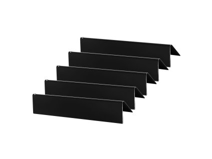 Náhradné ochranné lišty grilu 39 cm, porcelánový smalt, 5 ks