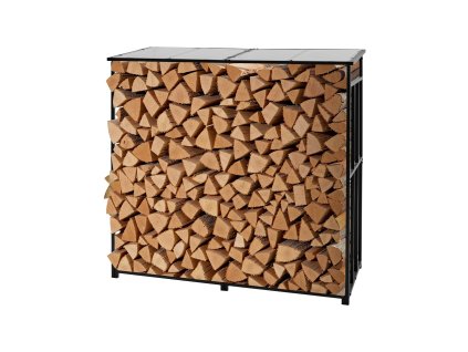 Stojan na drevo s šikmou strechou 1,85 m, kapacita 299 kg, 1/4 cord