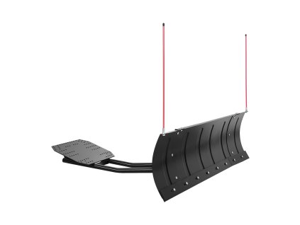 Radlica na sneh nastaviteľná 109/152 cm, oceľová s gumou pre UTV a ATV