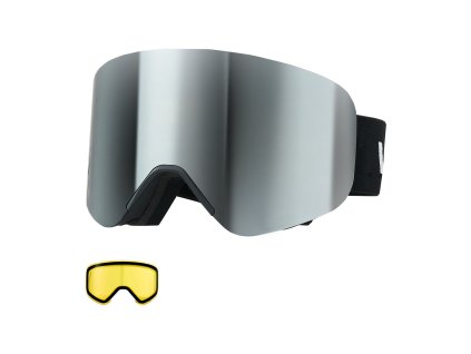 Lyžiarske okuliare otg bez rámu, magnetické sklo, proti zahmlievaniu