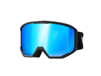 Lyžiarske okuliare valcová šošovka ice blue povlak OTG ventilácia