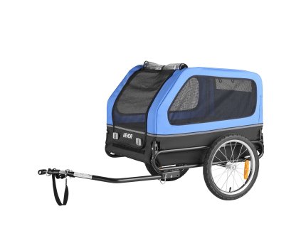 Prívesný vozík pre psa, nosnosť 40 kg, skladací rám, univerzálny spoj