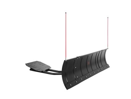 Snehový pluh, nastaviteľná šírka 109–183 cm, oceľová čepeľ, s gumou