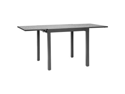 Roztiahnuteľný záhradný stôl 80-160cm obdĺžnikový, hliníkový rám