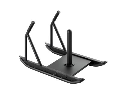 Závažový sanec na tréning oceľový s rúčkou, pre kotúče 25/51 mm