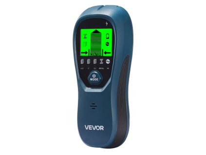 Elektronický hľadač stojok 5v1 s lcd a zvukom, pre kovy/vodiče/trámy