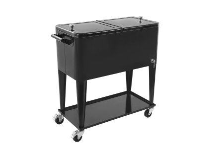 Chladiaci vozík 75.71 l, 50 fliaš/110 plechoviek, s otváračom