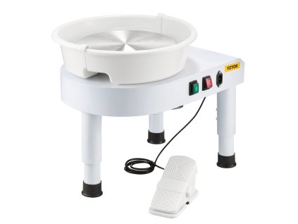 Hrnčiarsky kruh 28 cm, 60–300 rpm, nožný pedál, odnímateľná misa