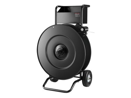 Vozík na pásky pre PET/PP/ocel, jadro 20.3/40.6 cm, brzda, zásobník