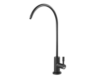 Nerezový kohútik na osmózu, bezolovnatý, mosadzný, matná čierna