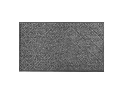 Vchodová rohož 1562×914 mm, koberec s tpe podkladom, umývateľná, šedá