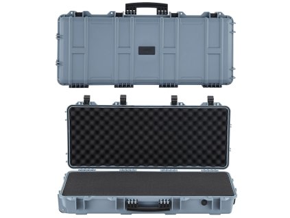 Kufor na zbrane so zámkom, 4-vrstvová pena, 914 mm, kolieska, IP67