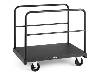 Vozík na sadrokartón 816 kg, 12.5 mm kolieska, 91.4×61 cm, 3 madlá