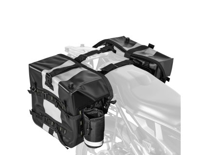 Motocyklová bočná brašna 56 l (28 l × 2), nepremokavá, odnímateľná