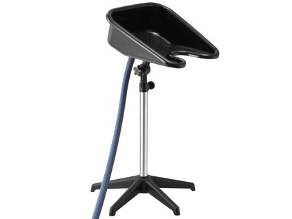 Prenosné umývadlo na umývanie vlasov, nast. výška a uhol, s odtokom