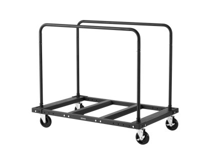 Vozík na sadrokartón, oceľový, 816 kg, 12.5 mm kolieska, 2 madlá