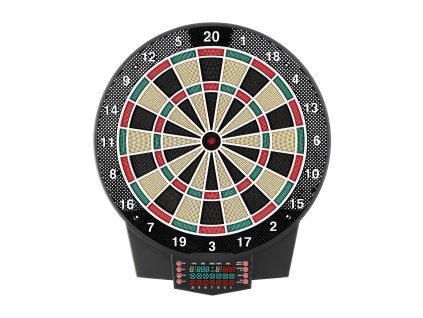 Elektronický terč na šípky 391mm, 43 hier 320+ variácií, 8 hráčov, lcd