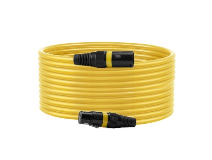 Xlr kábel 4.57 m, 6 ks, tienený symetrický 3-pin xlr m/ž, pozlátené