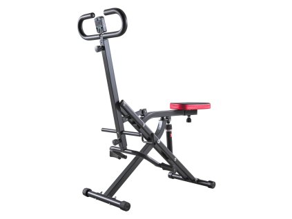 Trenažér na drepy a veslovanie, skladací, 12-stupňový odpor na zadok