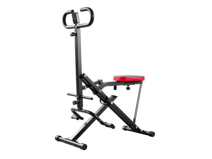 Stroj na drepy a veslovanie skladací, 2 odporové gumy, na zadok a nohy