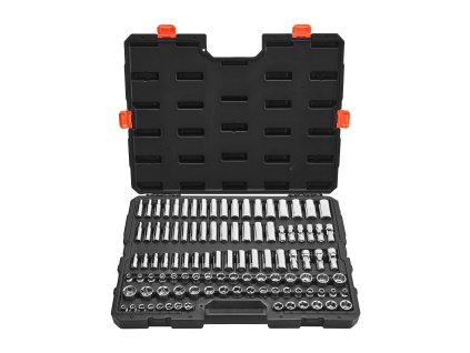 Súprava nástrčných hlavíc 104 dielov, 9.5 mm pohon, 6–24 mm cr-v