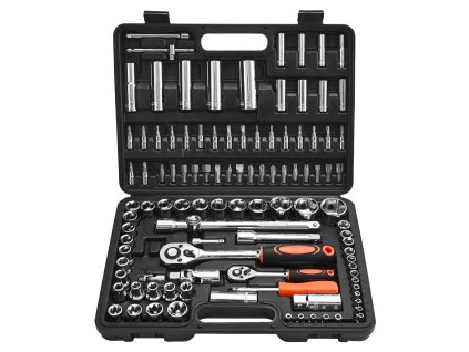 Sada nástrčných hlavíc s ráčňami, 108 dielov, 6,4 a 12,7 mm, 4–32 mm