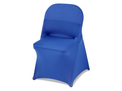 Návleky na stoličky 50ks modré spandex do 17.72×18.11×30.31 inch