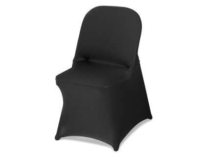 Elastické poťahy stoličiek 150ks čierne spandex 17.72×18.11×30.31 inch