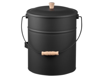 Súprava popolníka 4 ks s vekom, lopatkou, metlou, rukavicami 15L