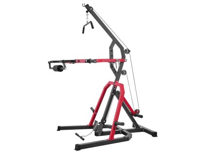 Domáci posilňovací stroj s pákovým systémom 2:1, nastaviteľný