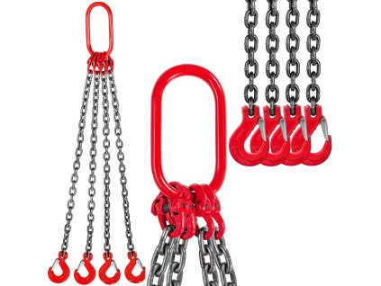 Reťazový záves pre motor 5/16 inch × 3.3 ft g80 5 ton 4 háky