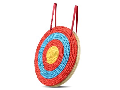 Terč na lukostreľbu, 3 vrstvy, 20", okrúhly slamený, ručne vyrobený