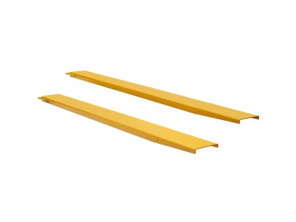 Predĺženie vidlíc 96"×4.5" 1 pár oceľové žlté pre vysokozdvižné vozíky