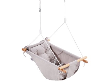 Látková závesná hojdačka pre batoľatá, 3 režimy, 5-bodový pás, 150lbs