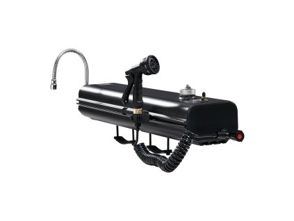 Strešná nádrž na vodu 4.5 gal, hliník, viacvýtoková, s tlakovým portom