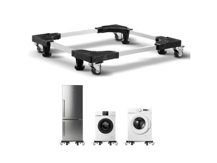 Stojan pod spotrebiče 1100 lbs, 27.5–35.4 inches, 8 koliesok, 4 brzdy