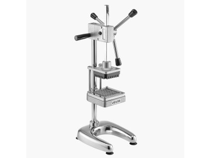 Ručný krájač na hranolky nerezový s 3 čepeľami 12,7/9,5/6,4 mm