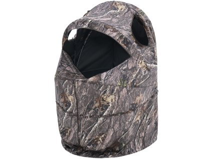 Poľovnícky úkryt pre jednu osobu s kamuflážou a tichým zipsom