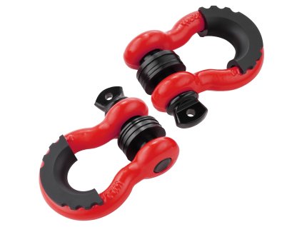 D-šekl 2 ks 19 mm, skrutkový čap 22.2 mm, zlomová pevnosť 28.5 ton