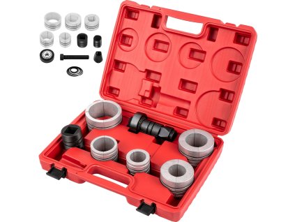 Súprava rozťahovačov výfukovej rúry 1-5/8" až 4-1/4", 7 ks, puzdro