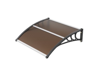 Strieška nad dvere a okná 40"×40", polykarbonát, upf 50+, dutá doska