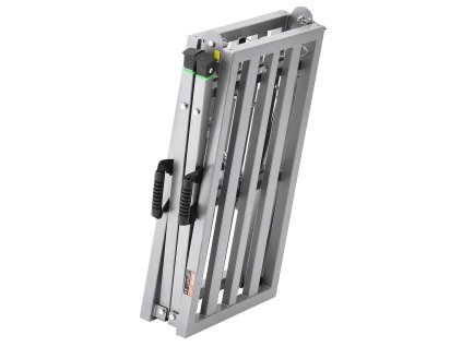 Skladacia oceľová pracovná plošina, 4-polohová výška, nosnosť 800 lb