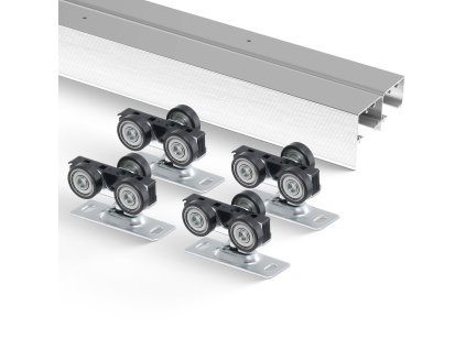 Súprava bypass kovania 5ft pre 2 dverový systém, hrúbka 1 3/8"–1 3/4"