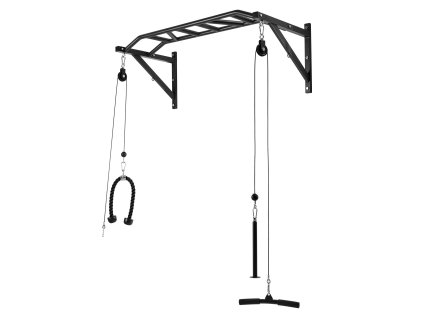 Nástenná viacúchopová hrazda na príťahy šírka 50 in nosnosť 440 lbs