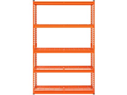 Policový regál 5 políc nosnosť 2500 lbs nastaviteľný 18" d×48" w×72" h