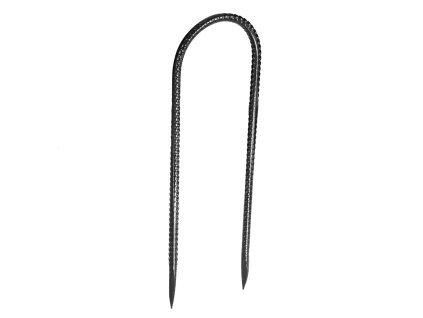 U-tvarované zemné kolíky 8 ks 304,8×82,04 mm pozinkované oceľové