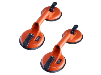 Prísavka na sklo a panely 11,9 cm, 149,7 kg, 2 ks, hliníkové madlo