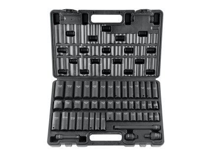 Sada nástrčných hlavíc 3/8" 48 dielov cr-v sae 5/16"-3/4" a 8-22 mm